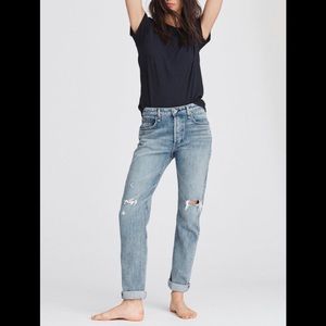 RAG & BONE BOYFRIEND DISTRESSED JEAN SZ 24